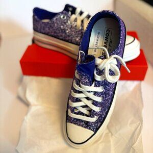 BRAND NEW - Converse Chuck Taylor All Star Low – Purple Glitter
